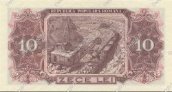 10 Lei ROMANIA  1952 P.088b FDC