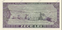 10 Lei ROMANIA  1966 P.094a q.FDC