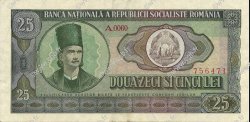 25 Lei ROMANIA  1966 P.095a q.SPL