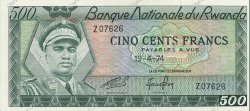 500 Francs RWANDA  1974 P.11a NEUF
