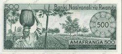 500 Francs RWANDA  1974 P.11a UNC
