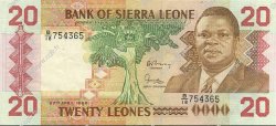 20 Leones SIERRA LEONE  1988 P.16 XF
