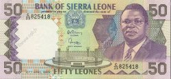 50 Leones SIERRA LEONE  1989 P.17b UNC