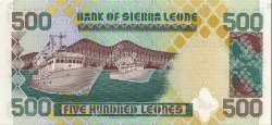 500 Leones SIERRA LEONE  1998 P.23b FDC