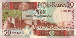 50 Shilin SOMALIA  1987 P.34b UNC