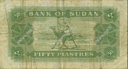 50 Piastres SUDAN  1967 P.07b fS