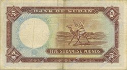 5 Pounds SUDAN  1968 P.09e MB a BB