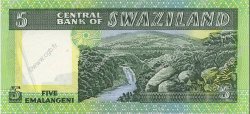 5 Emalangeni SWAZILAND  1982 P.09a UNC-