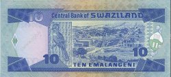 10 Emalangeni SWAZILAND  1986 P.15a UNC