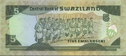 5 Emalangeni SWAZILAND  1990 P.19a FDC
