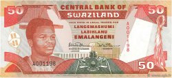 50 Emalangeni SWAZILAND  1990 P.22a UNC-