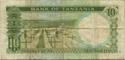 10 Shillings TANZANIA  1966 P.02a BC
