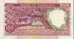 100 Shillings TANZANIA  1966 P.05a VF+