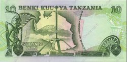 10 Shillings TANZANIA  1978 P.06c UNC