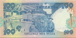 100 Shilingi TANSANIA  1985 P.11 ST