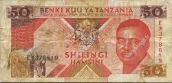 50 Shillings TANSANIA  1993 P.23 fS
