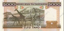 5000 Shillings TANSANIA  1995 P.28 ST