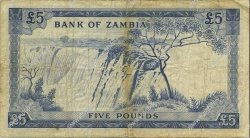 5 Pounds ZAMBIA  1964 P.03a RC+