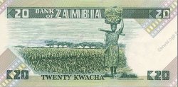 20 Kwacha SAMBIA  1980 P.27c fST+