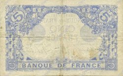 5 Francs BLEU FRANCIA  1916 F.02.39 BB