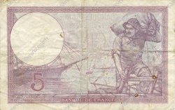 5 Francs FEMME CASQUÉE modifié FRANCE  1939 F.04.01 F+