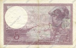 5 Francs FEMME CASQUÉE modifié FRANCIA  1939 F.04.03 SPL+