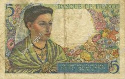 5 Francs BERGER FRANKREICH  1943 F.05.01 fSS