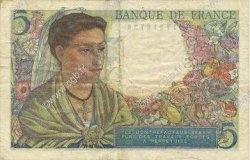 5 Francs BERGER FRANKREICH  1945 F.05.06 SS