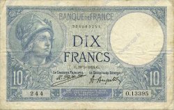 10 Francs MINERVE FRANCIA  1924 F.06.08 BB
