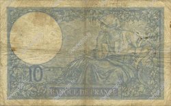 10 Francs MINERVE modifié FRANKREICH  1939 F.07.01 fS