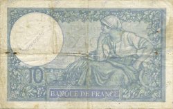 10 Francs MINERVE modifié FRANCE  1939 F.07.02 TTB