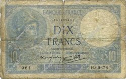 10 Francs MINERVE modifié FRANCIA  1939 F.07.03 RC