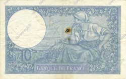 10 Francs MINERVE modifié FRANCE  1939 F.07.05 VF