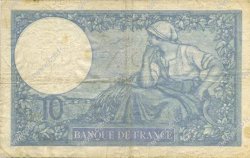 10 Francs MINERVE modifié FRANCIA  1939 F.07.11 BB