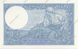 10 Francs MINERVE modifié FRANCIA  1939 F.07.12 AU+