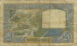 20 Francs TRAVAIL ET SCIENCE FRANKREICH  1940 F.12.10 fS