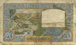 20 Francs TRAVAIL ET SCIENCE FRANCIA  1941 F.12.17 BC