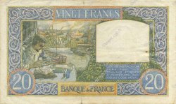 20 Francs TRAVAIL ET SCIENCE FRANKREICH  1941 F.12.19 VZ