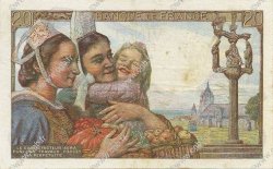 20 Francs PÊCHEUR FRANCIA  1942 F.13.02 MBC+