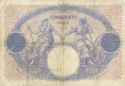 50 Francs BLEU ET ROSE Numéro spécial FRANCIA  1923 F.14.36 BC