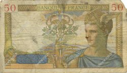 50 Francs CÉRÈS FRANKREICH  1935 F.17.07 SGE