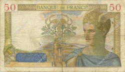 50 Francs CÉRÈS FRANCE  1935 F.17.18 VG