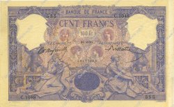 100 Francs BLEU ET ROSE FRANCE  1891 F.21.04 XF+