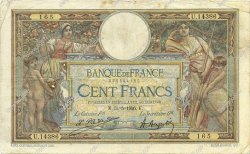 100 Francs LUC OLIVIER MERSON grands cartouches FRANKREICH  1926 F.24.04 S