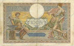 100 Francs LUC OLIVIER MERSON grands cartouches FRANCIA  1928 F.24.07 MB