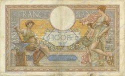100 Francs LUC OLIVIER MERSON type modifié FRANCIA  1937 F.25.07 BC
