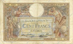 100 Francs LUC OLIVIER MERSON type modifié FRANKREICH  1938 F.25.09 S