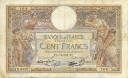 100 Francs LUC OLIVIER MERSON type modifié FRANKREICH  1938 F.25.27 S