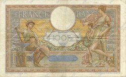 100 Francs LUC OLIVIER MERSON type modifié FRANCE  1939 F.25.41 F+