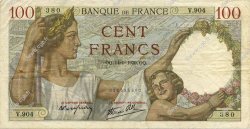 100 Francs SULLY FRANCE  1939 F.26.06